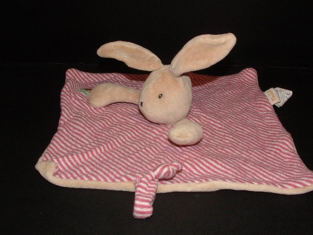 MOULIN ROTY KONIJN KNUFFELDOEK TRICOT ROOD/WIT, Kinderen en Baby's, Ophalen of Verzenden, Nieuw, Overige typen