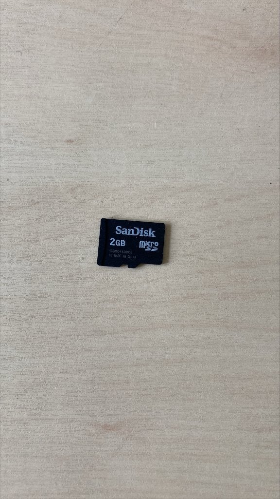 Sandisk 2gb, Gebruikt, MicroSD, 2 GB, Fotocamera