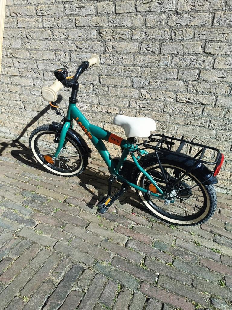 Loekie kinderfiets 16 inch, Ophalen, Zijwieltjes, Loekie, 16 tot 20 inch
