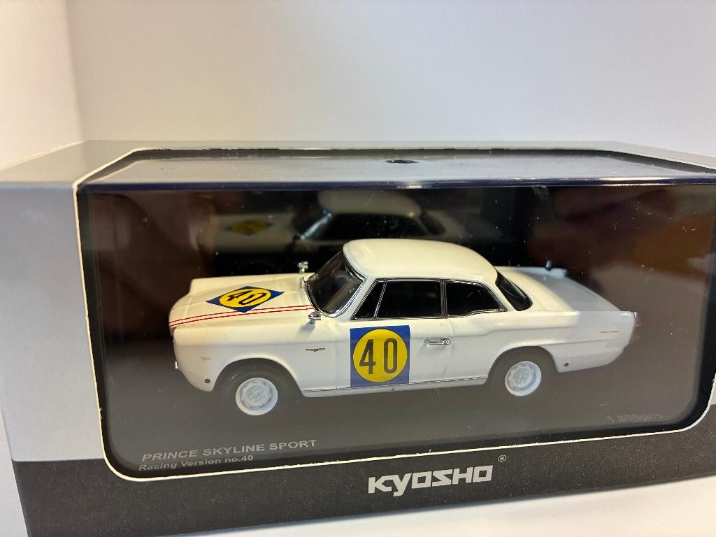 19498: Nissan Prince Skyline Sport #40 - Kyosho 1:43, Hobby en Vrije tijd, Modelauto's | 1:43, Overige merken, Modelbau & Spielwaren Vordermaier