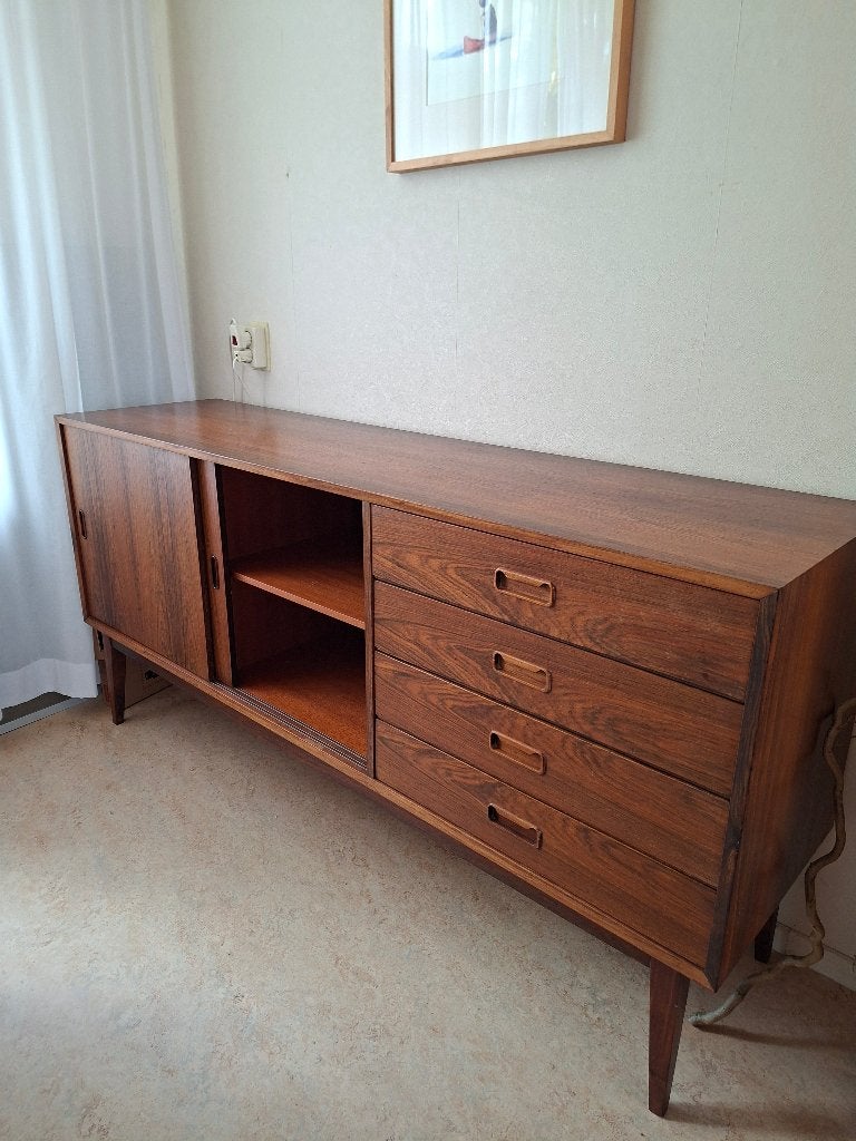 Retro wandmeubel, Huis en Inrichting, Kasten | Wandmeubels, Ophalen, Met deur(en), Zo goed als nieuw, Minder dan 150 cm