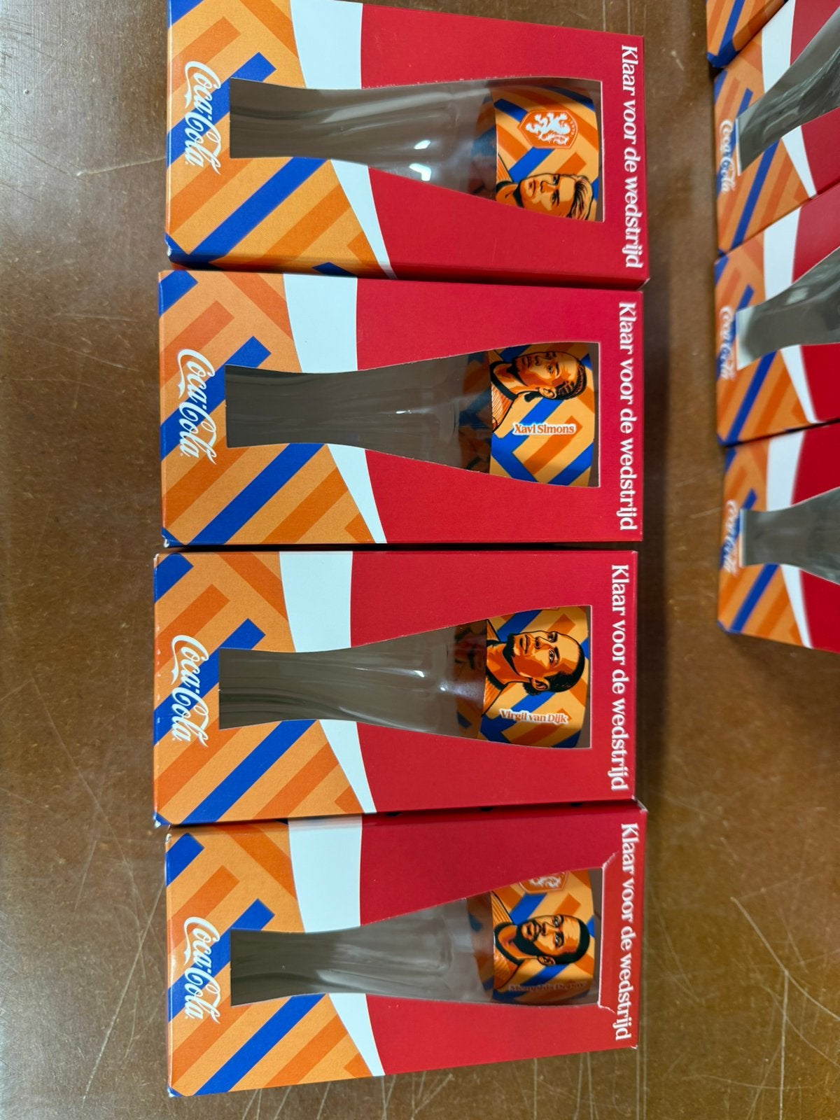 Te koop coca cola wk glazen oranje, Verzamelen, Ophalen of Verzenden, Zo goed als nieuw, Buitenlandse clubs, Overige typen