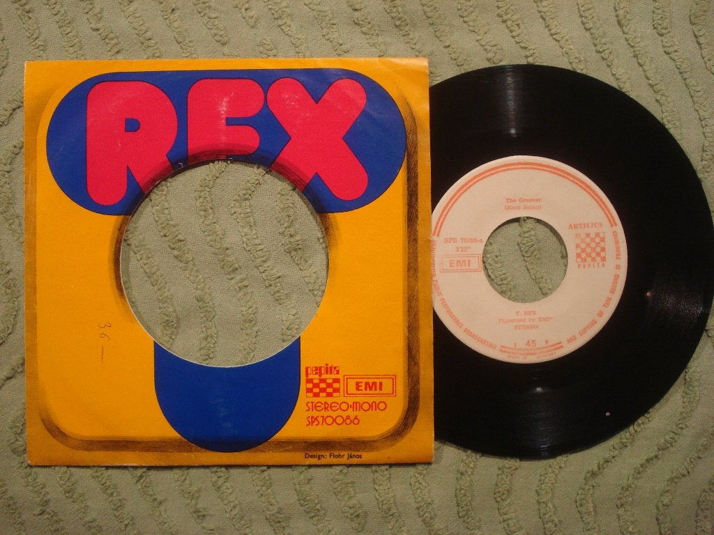 T. Rex 7" Vinyl Single: ‘The Groover’ (Hongarije), Cd's en Dvd's, Vinyl Singles, Ophalen of Verzenden, Zo goed als nieuw, 7 inch