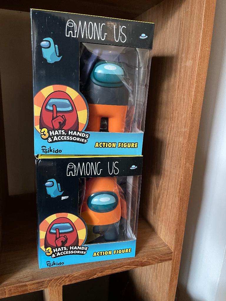 Among Us actiefiguur action figure x2, Ophalen of Verzenden, Nieuw