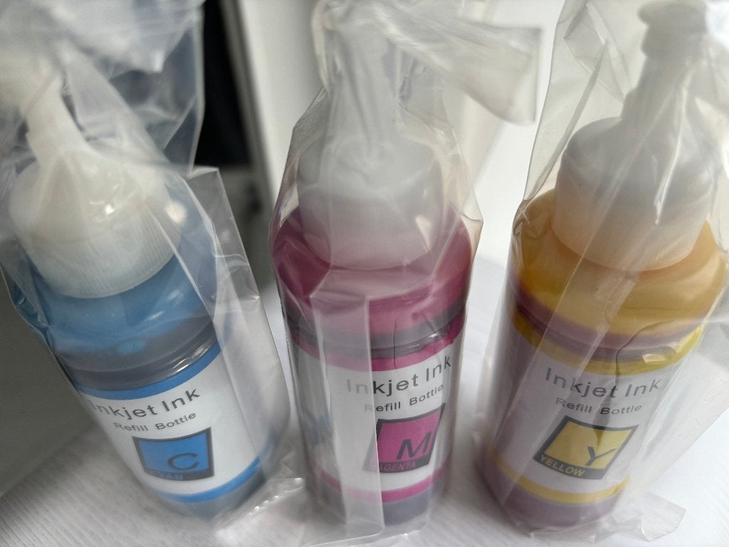 Refill Ink EPSON Cyan, Magenta, Geel 100ml per stuk – NIEUW, Computers en Software, Printerbenodigdheden, Nieuw, Cartridge, Ophalen