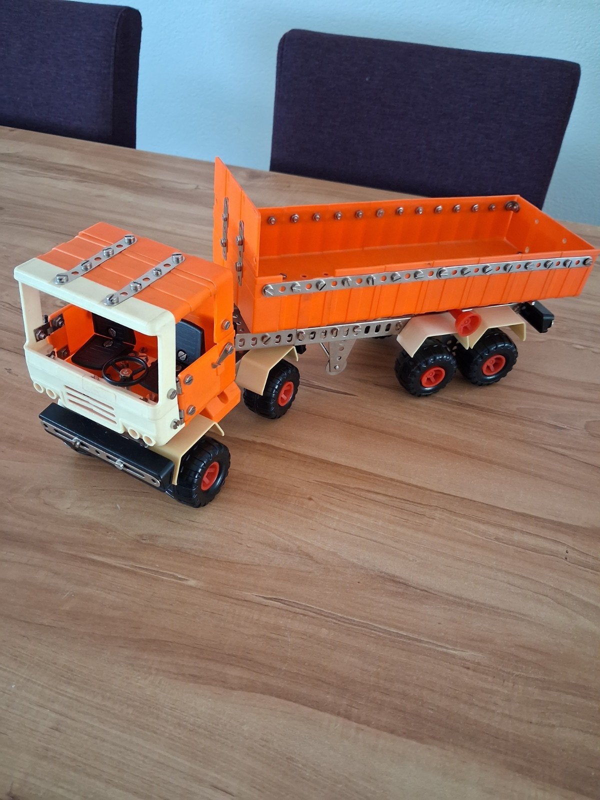 Meccano Constructie Vrachtwagen met Extra Onderdelen, Antiek en Kunst, Ophalen