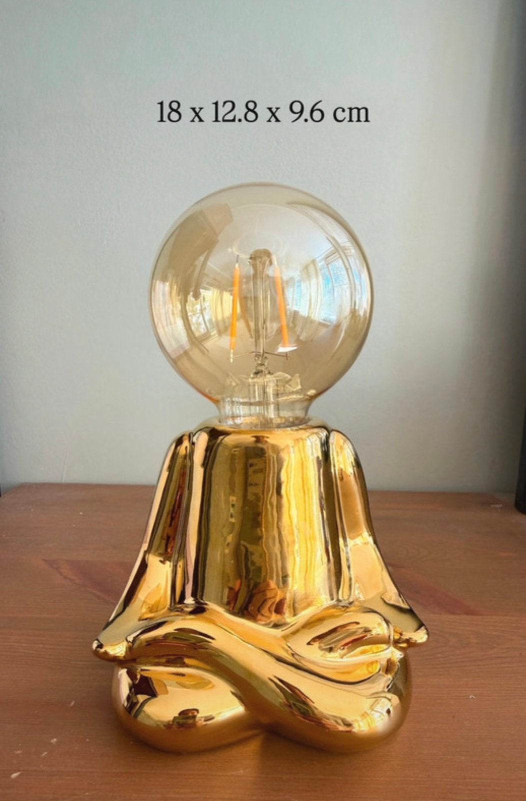 Gold LED Lamp Yoga Man, Huis en Inrichting, Ophalen of Verzenden, Zo goed als nieuw