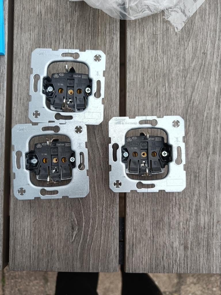Nieuwe Berker stopcontact (3 stuks), Ophalen of Verzenden, Nieuw, Stopcontact