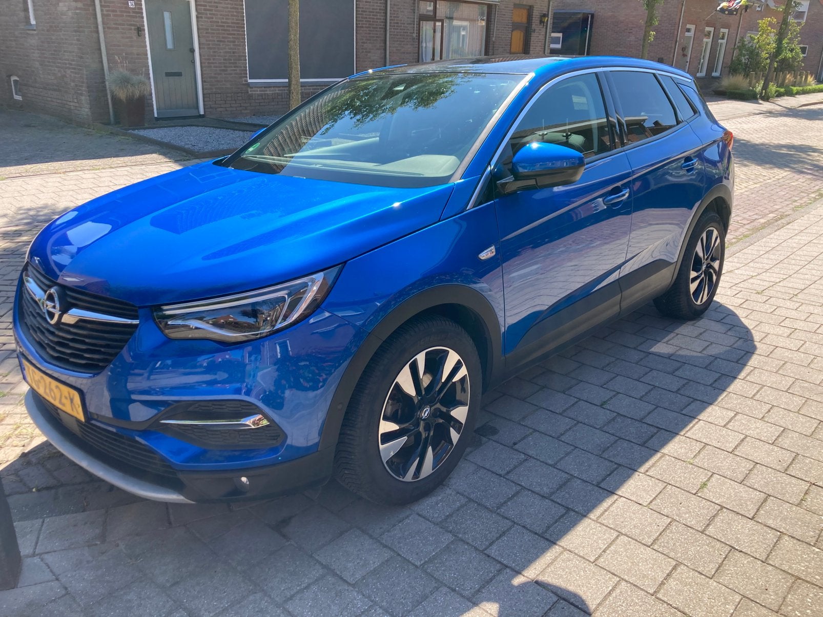 Opel Grandland X 1.2 Turbo Business Executive. 130pk AUT., Auto's, Opel, 1199 cc, Blauw, 1200 kg, 19 km/l
