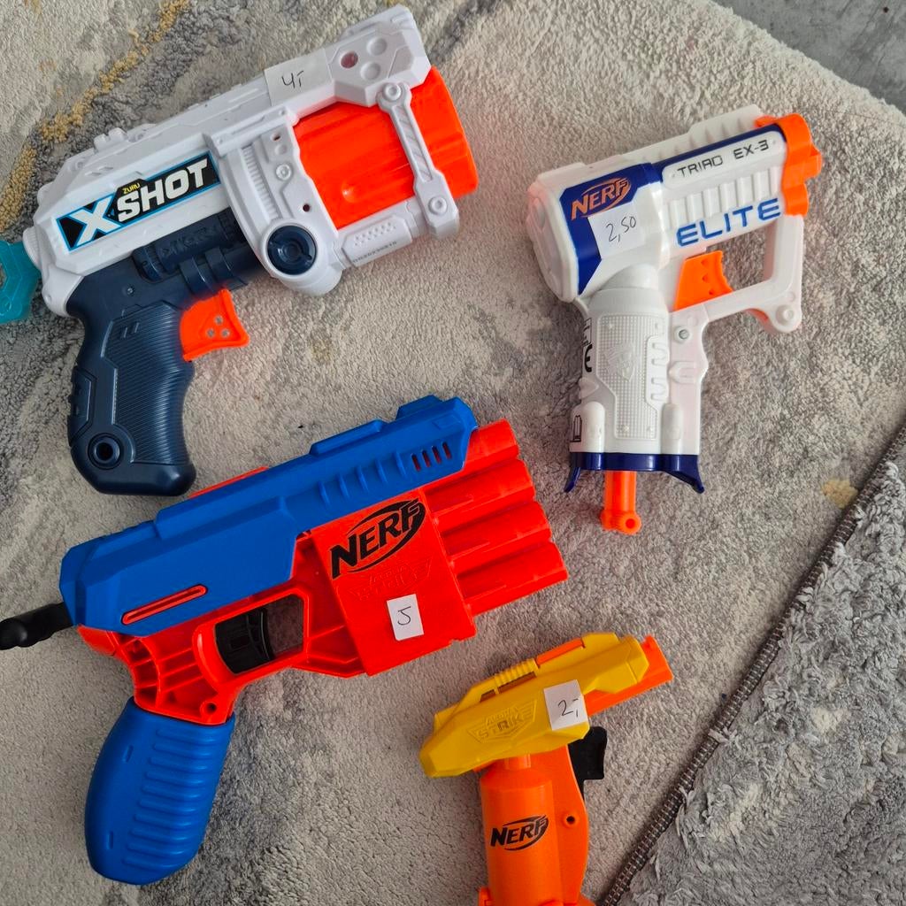 Nerf en X-Shot Blasters - Diverse Modellen, Ophalen of Verzenden