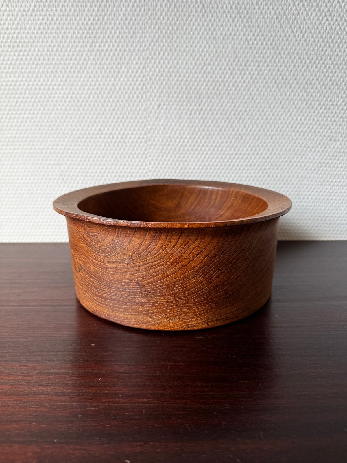 Vintage Design Teak Houten Schaal, Kom, Nanny Still Stijl, Huis en Inrichting, Gebruikt, Schaal, Rond, Ophalen of Verzenden