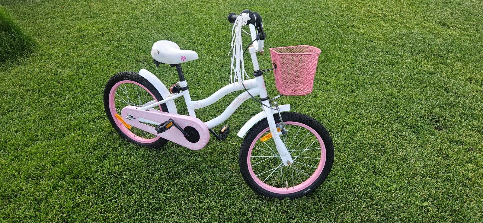18 inch meisjes fiets., Ophalen, Gebruikt, 16 tot 20 inch