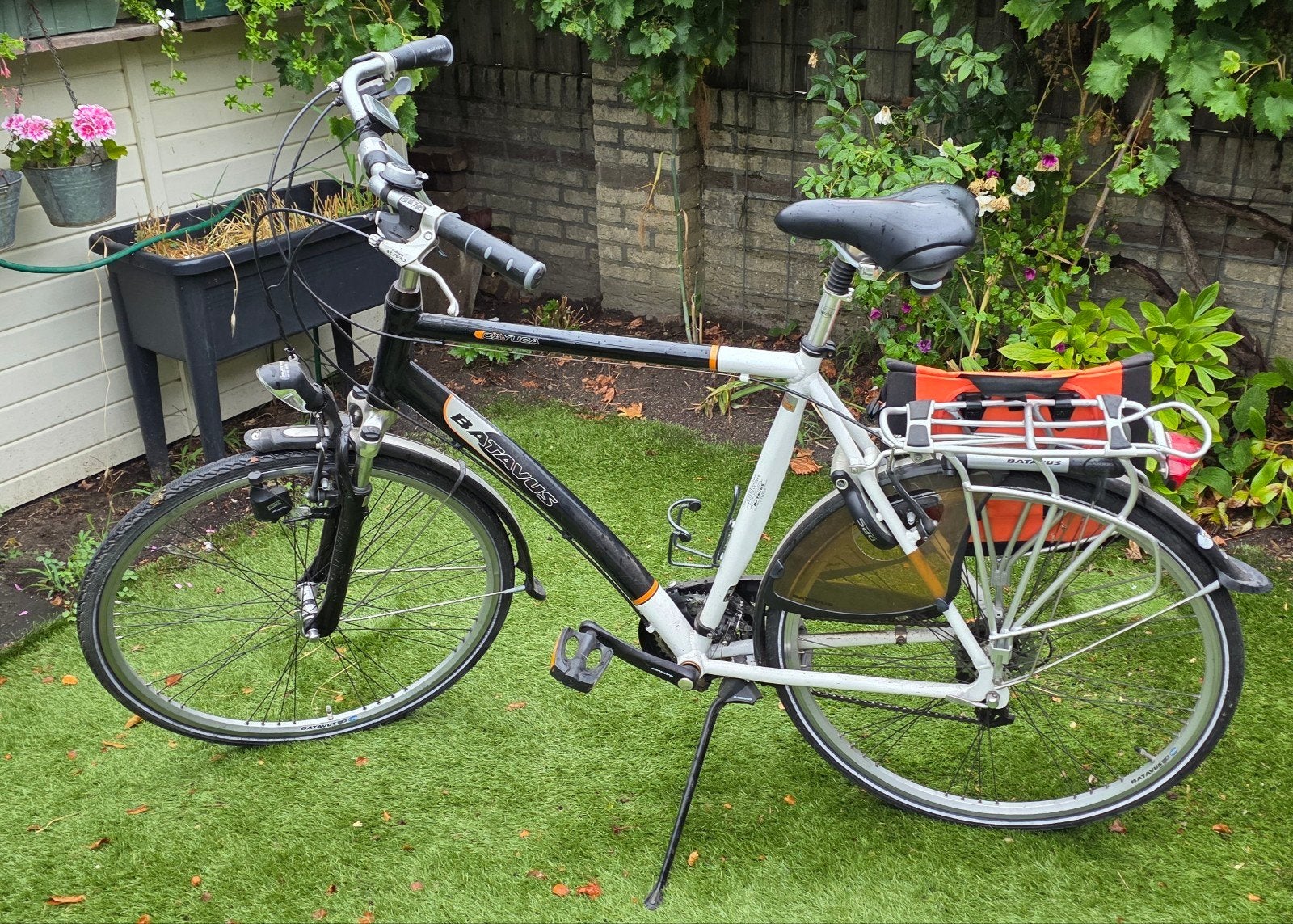 Batavus fiets met 7 versnellingen en framehoogte 61 cm, Fietsen en Brommers, Ophalen, Gebruikt, Velgrem, Versnellingen