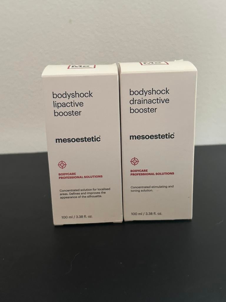 Mesoestetic Bodyshock Boosters (Lipactive & Drainactive), Sieraden, Tassen en Uiterlijk, Uiterlijk | Gezichtsverzorging, Nieuw