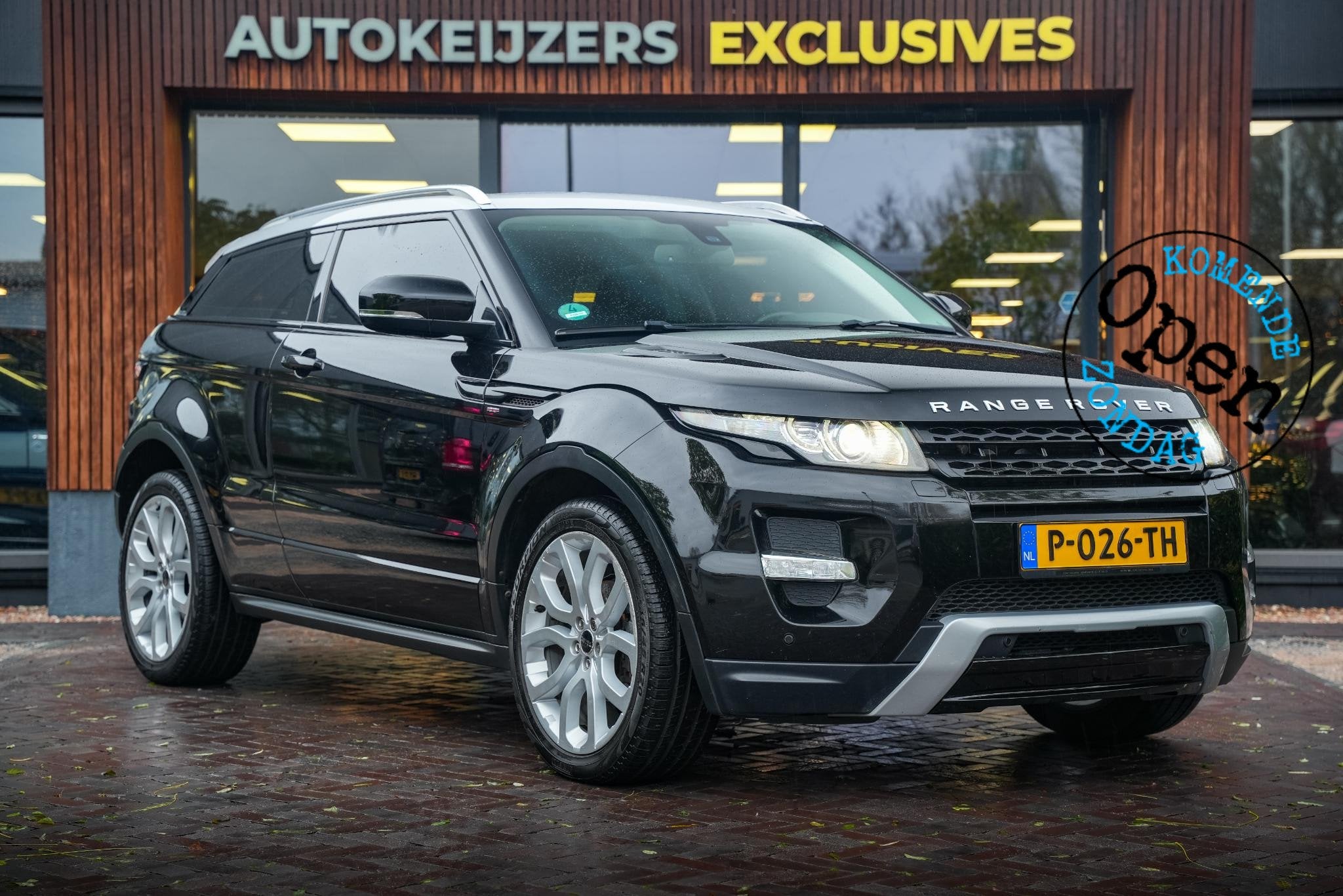 Land Rover Range Rover Evoque Coupé 2.2 SD4 4WD Prestige Le, Auto's, Euro 5, 15 km/l, Zwart, 4 stoelen