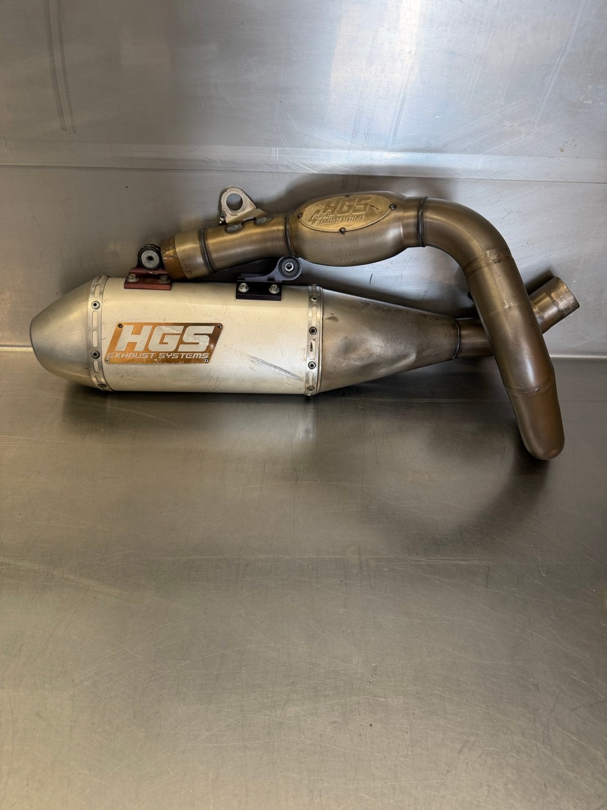 HGS uitlaat KTM, GasGas, Husqvarna 450 (2019-2023), Ophalen of Verzenden, Gebruikt