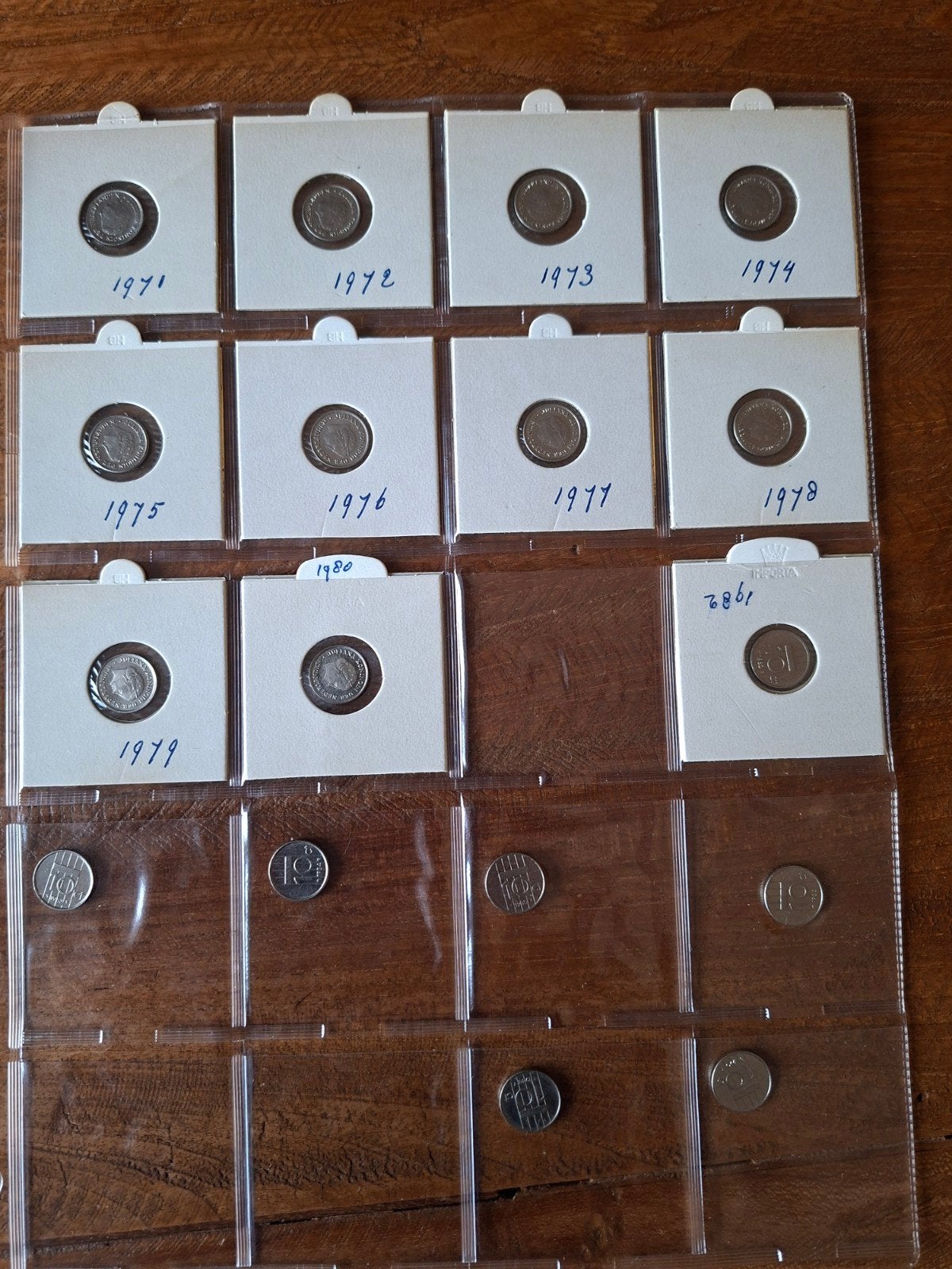 Verzameling van 10 cent Juliana en Beatrix 11, Postzegels en Munten, Munten | Nederland, Ophalen of Verzenden, Koningin Juliana