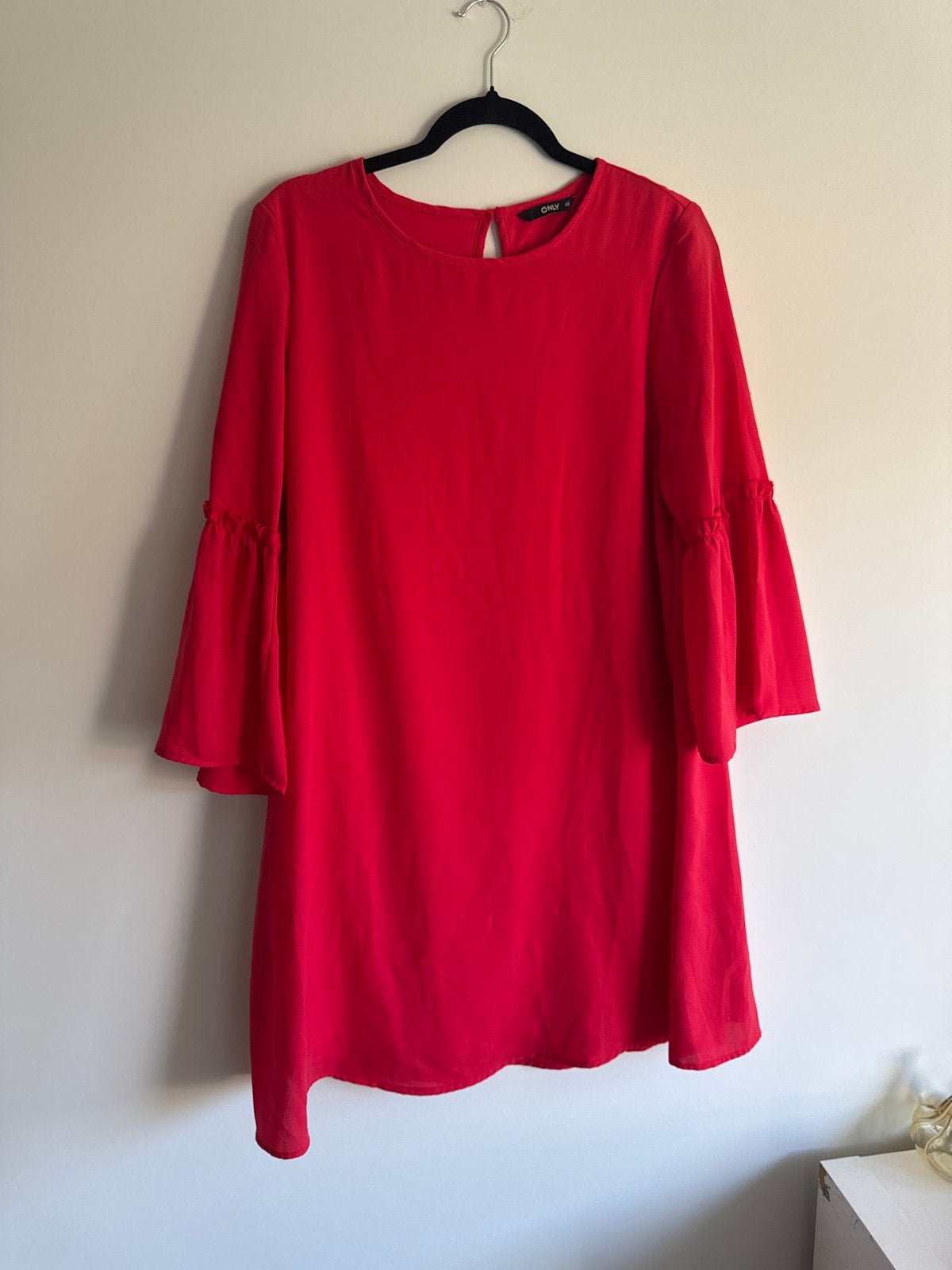 Rode Only tuniek maat 40 met onderjurk, Maat 38/40 (M), Ophalen of Verzenden, Zo goed als nieuw, Boven de knie