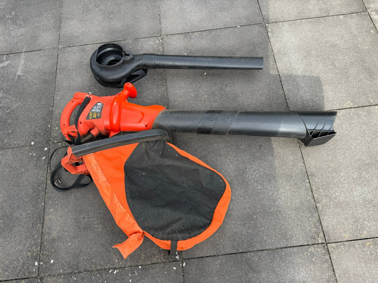 Black & Decker Bladblazer/Bladzuiger GW3000, Ophalen, Gebruikt, Handgedragen, Met opvangzak