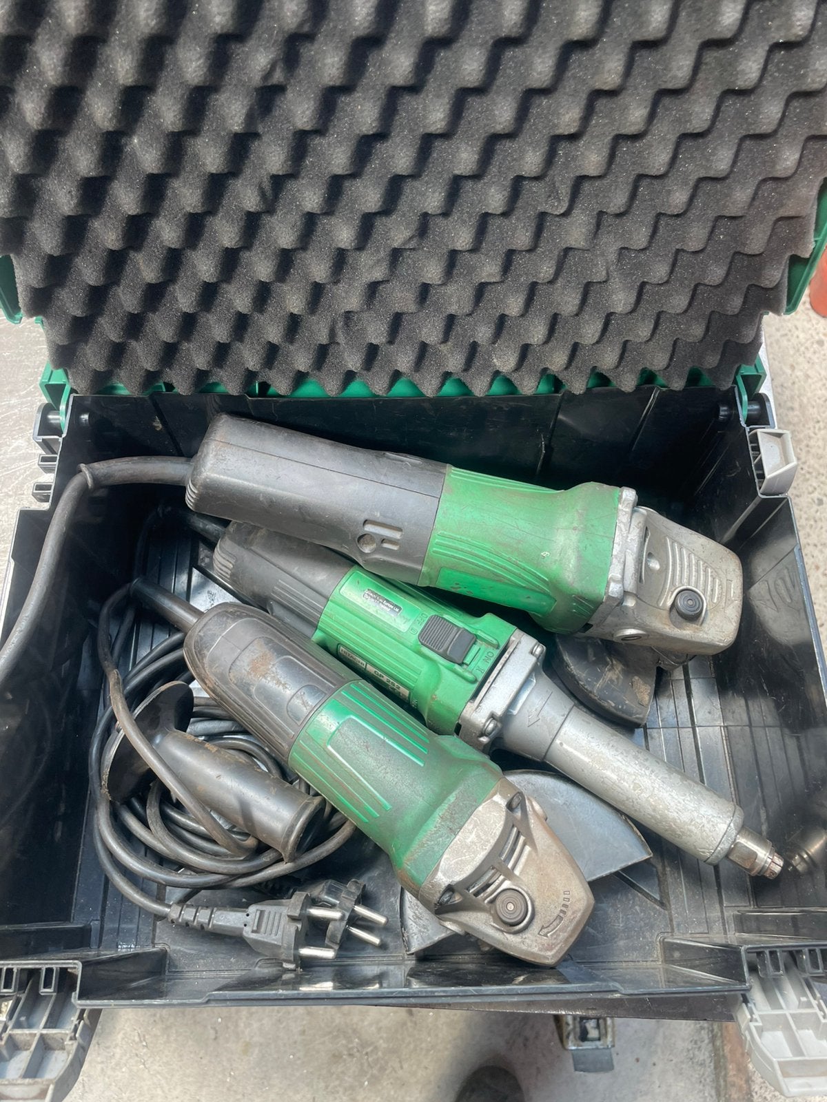 Hitachi slijpgereedschap, Doe-het-zelf en Verbouw, Gereedschap | Slijpmachines, Ophalen of Verzenden, Gebruikt, 1000 watt of meer