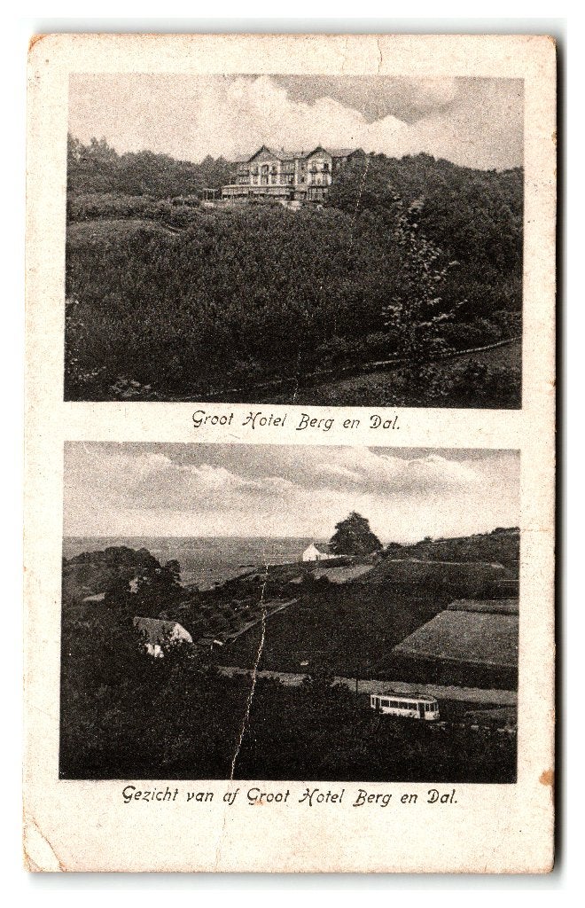 Berg en Dal, Groot Hotel Berg en Dal. Lees beschrijving, Verzenden, 1920 tot 1940, Gelopen, Gelderland