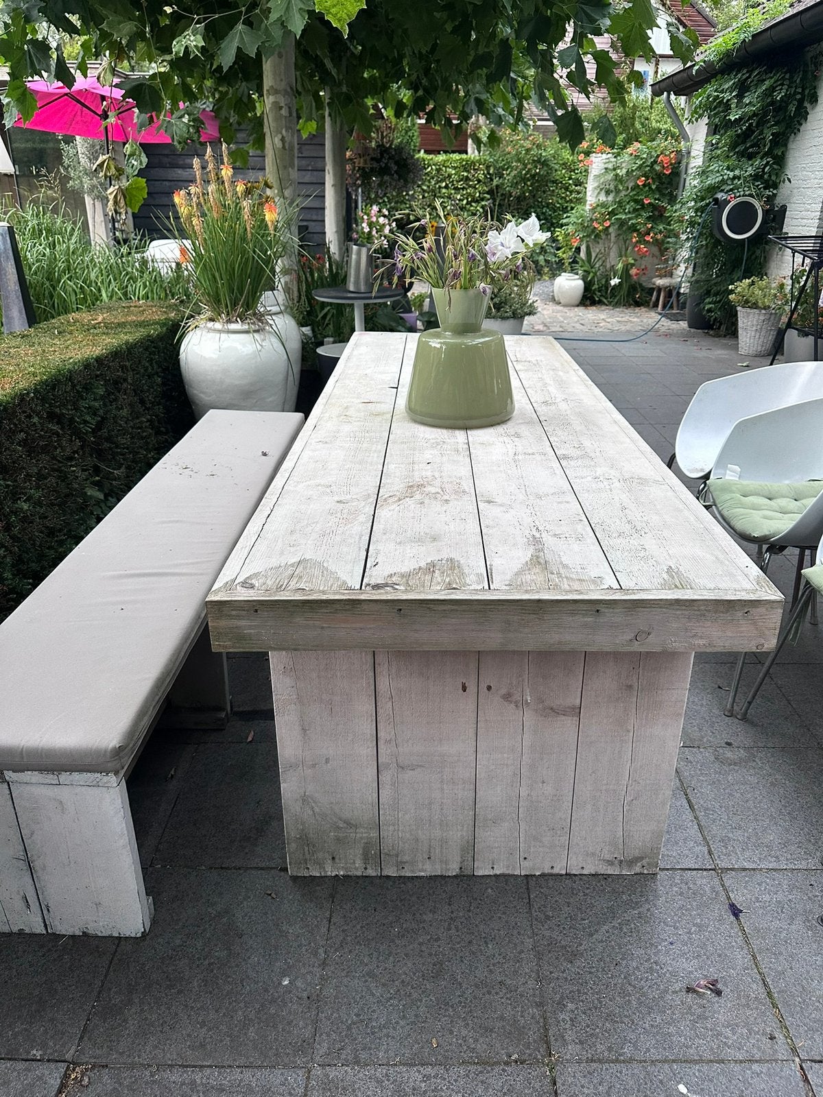 Gratis af te halen, Ophalen, Gebruikt, Steigerhout, 8 zitplaatsen