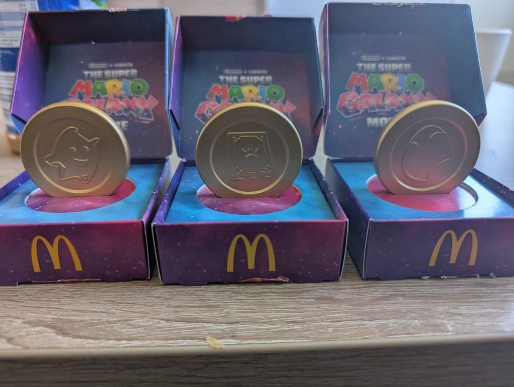 Mario McDonalds munten, Ophalen of Verzenden, Zo goed als nieuw, Overige soorten, Overige typen