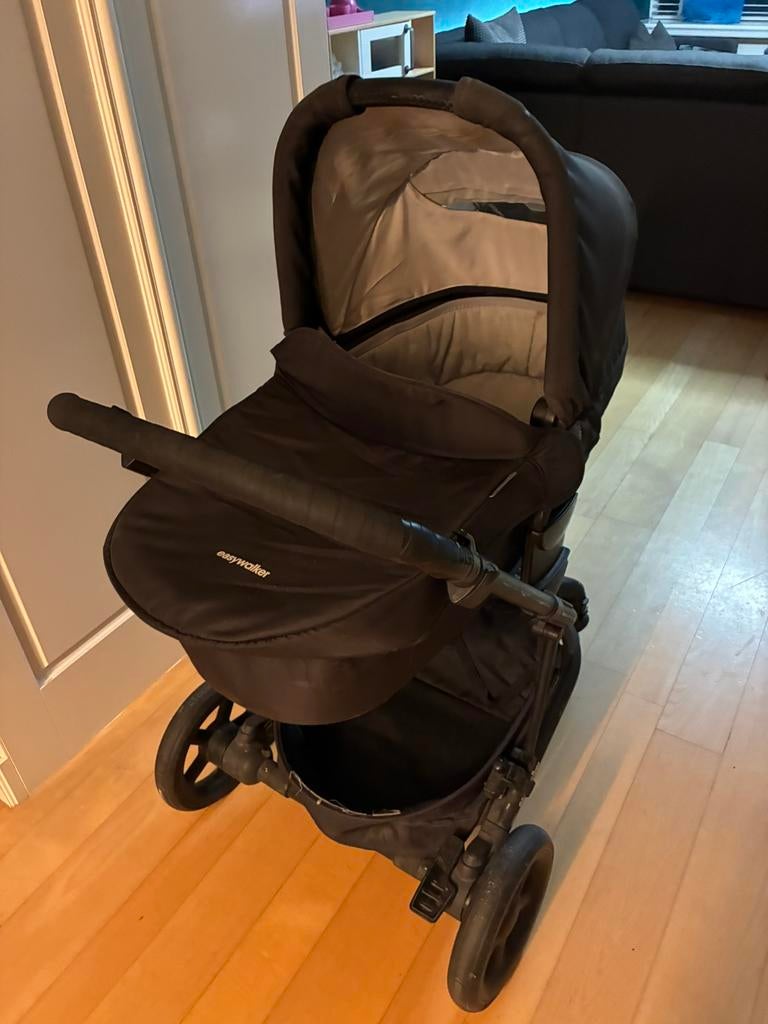 Easywalker Harvey complete set: reiswieg, buggy, assecoires, Gebruikt, Combiwagen, Verstelbare duwstang, Ophalen