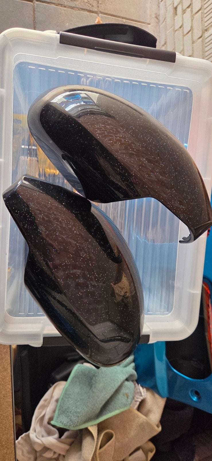 spiegelkappen seat leon 1m, Ophalen of Verzenden, Gebruikt, Seat