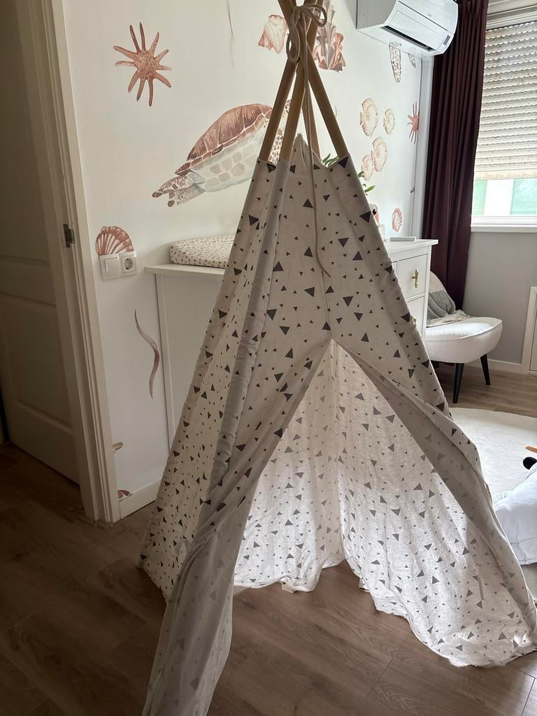 Superleuke kinder tipi tent/wigwam, Kinderen en Baby's, Speelgoed | Speeltenten, Ophalen, Zo goed als nieuw