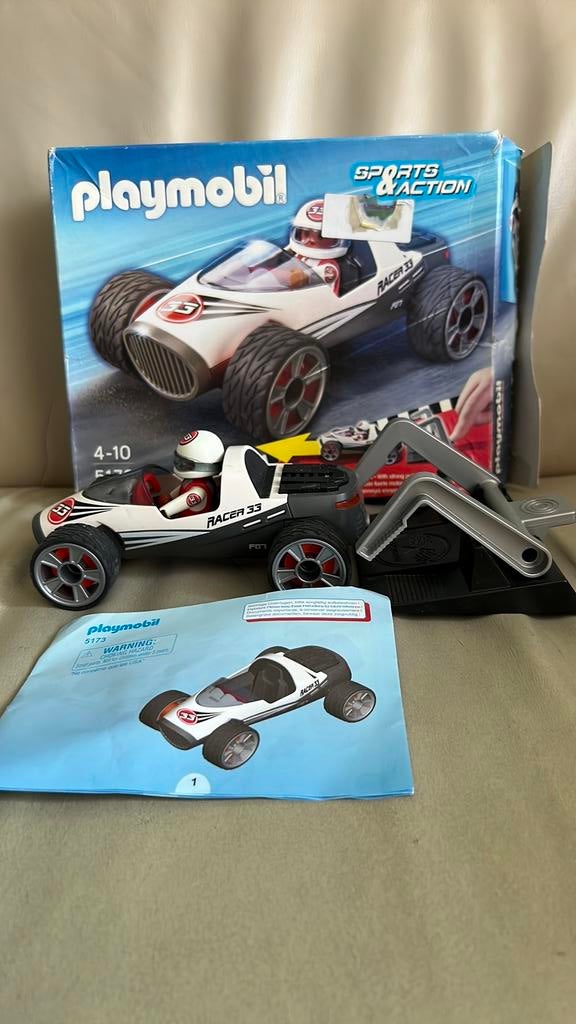 Playmobil 5173 met pull back motor., Ophalen of Verzenden, Zo goed als nieuw, Complete set