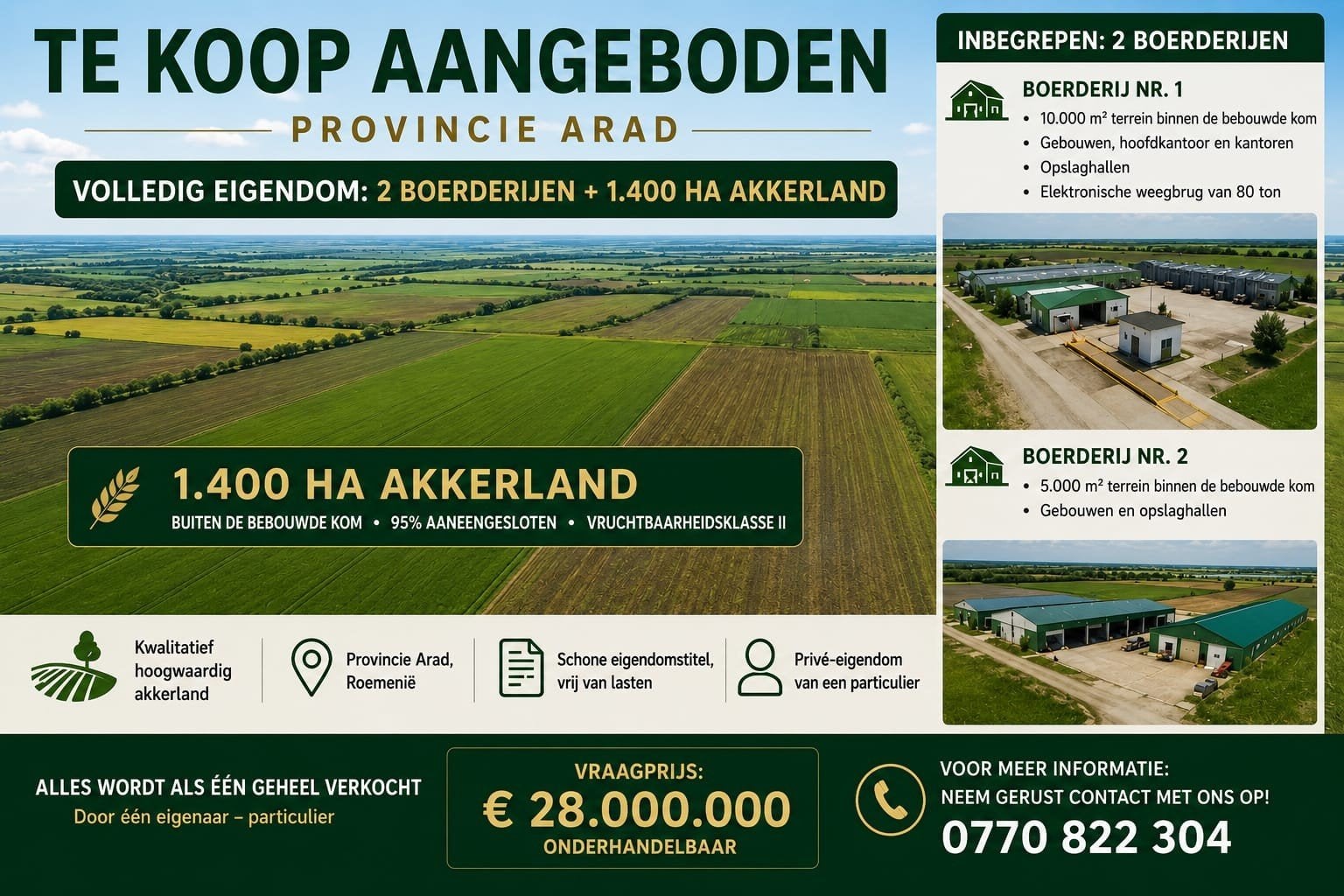 Te Koop Aangeboden, Dieren en Toebehoren, Dierenvoeding, Ophalen of Verzenden, Vee