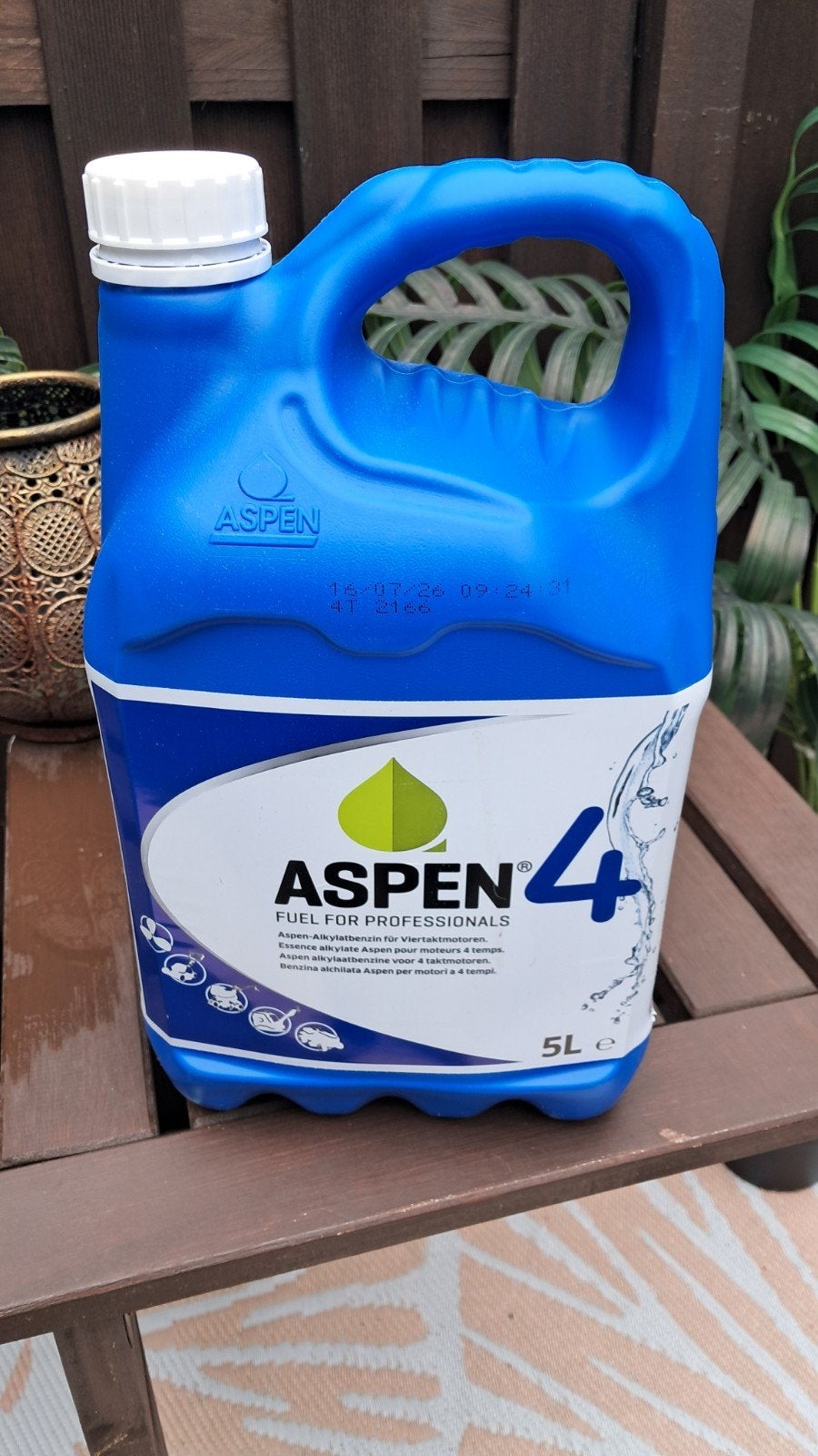 Aspen 4 Alkylaatbenzine 5L - Brandstof voor Professionals, Ophalen