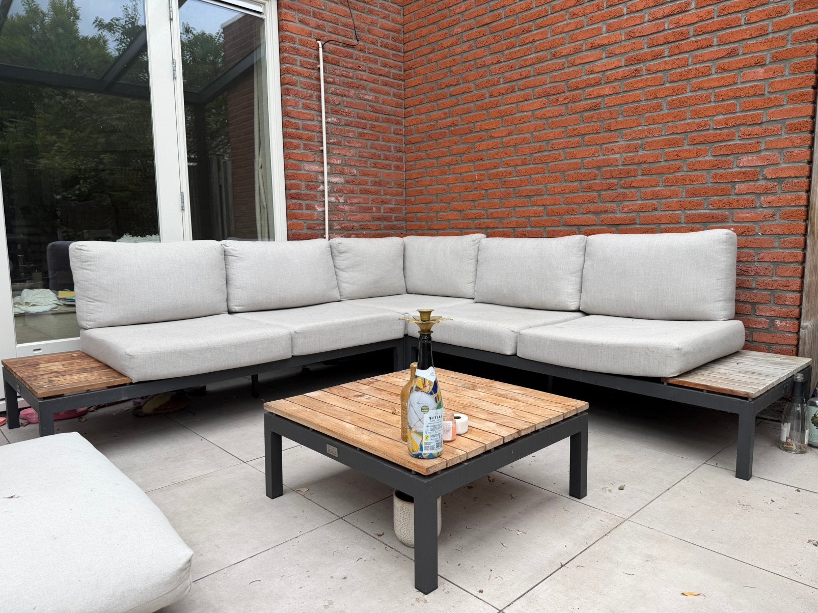 Exotan lounge set all weather kussen, Ophalen, Zo goed als nieuw