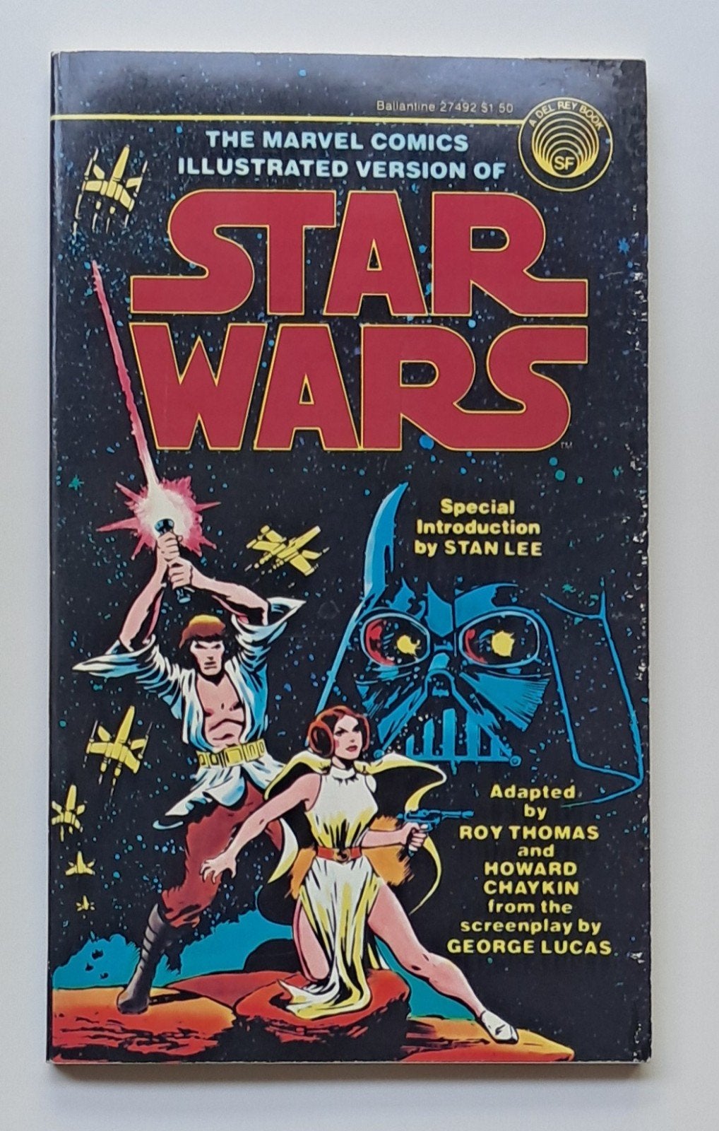 Star Wars Paperback. Del Rey 1977 USA., Boeken, Strips | Comics, Eén comic, Amerika, Ophalen of Verzenden, Zo goed als nieuw