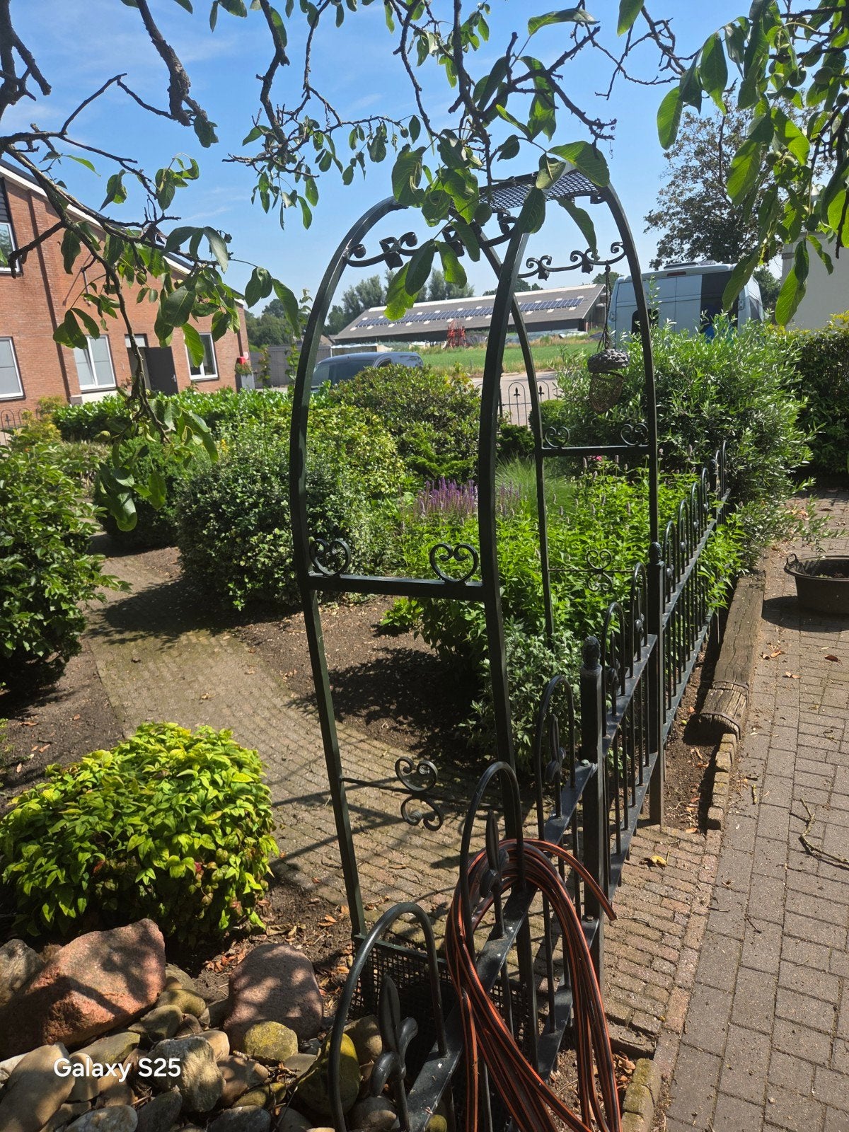 Decoratieve tuinboog / pergola, Ophalen, Gebruikt, IJzer, Overige typen