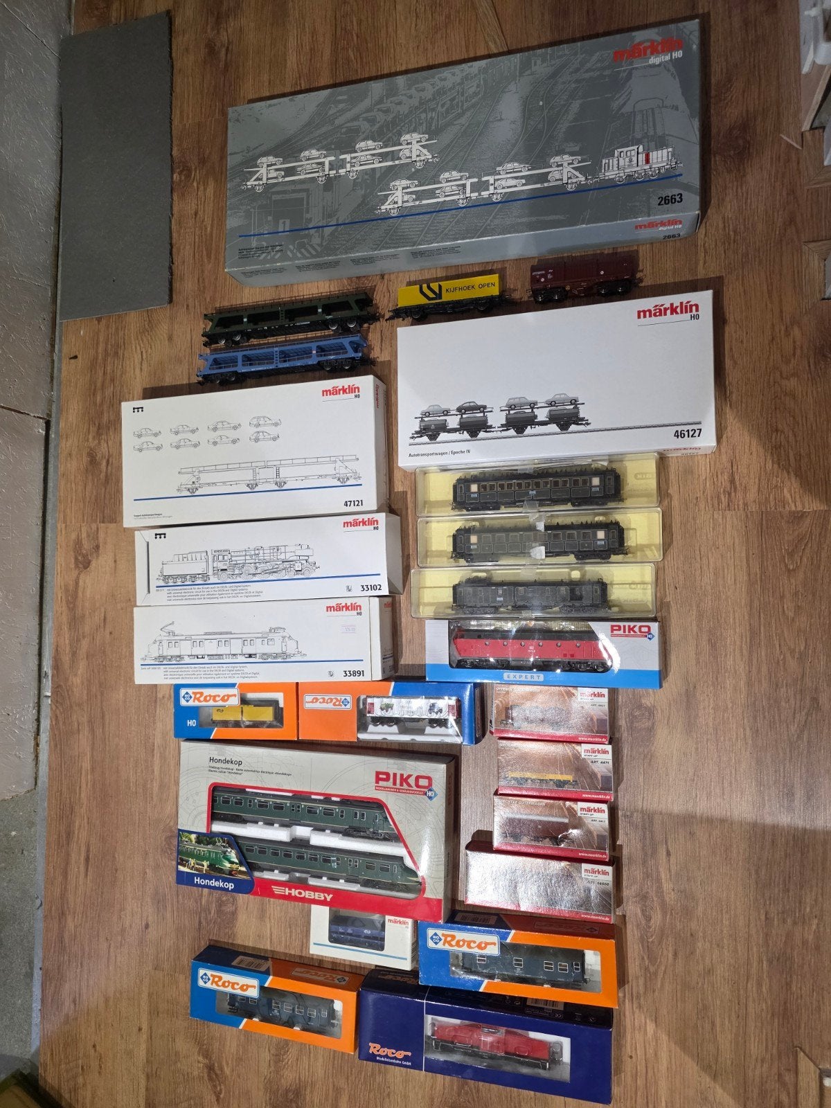 Grote verzameling HO AC digitaal modeltreinen en wagons, Hobby en Vrije tijd, Modeltreinen | H0, Wisselstroom, Treinset, Ophalen of Verzenden