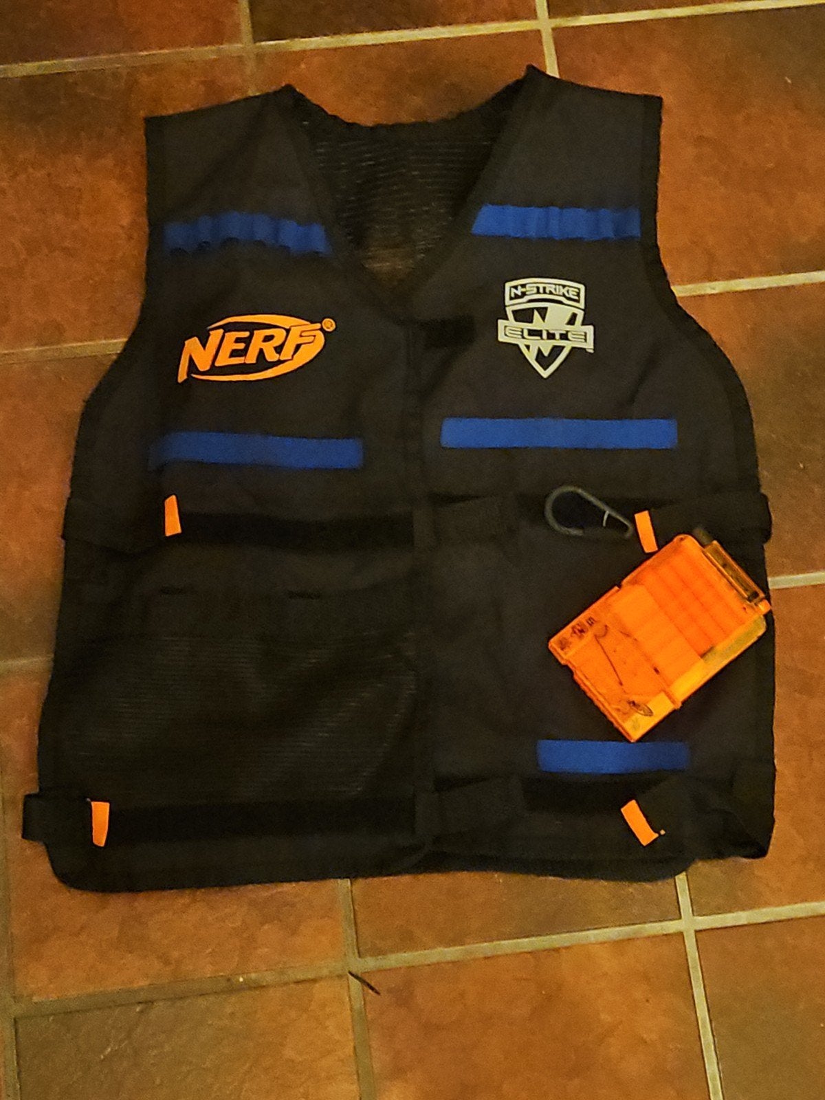 Nerf N-Strike Elite Vest met Magazijn, Ophalen of Verzenden, Gebruikt, Jongen of Meisje