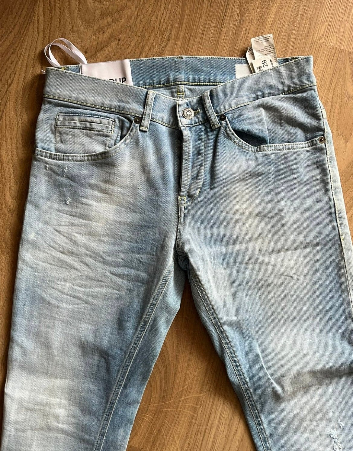 Dondup skinny jeans met stretch, maat 29, nieuw, wvp €250,00, Blauw, Overige jeansmaten, Nieuw, Ophalen of Verzenden