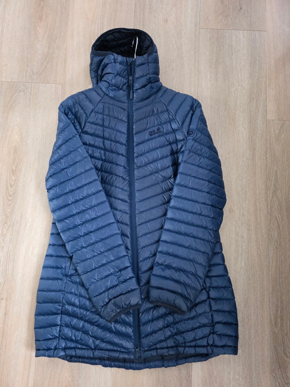 Jack Wolfskin parka S blauw, dons, Blauw, Nieuw, Ophalen of Verzenden, Jack Wolfskin