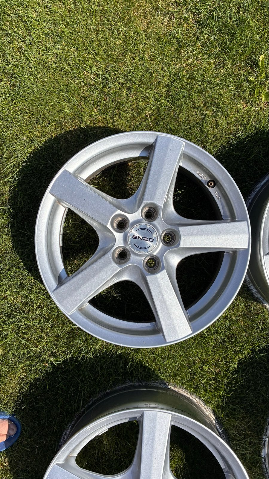 Lichtmetalen velgen 16 inch - Enzo, Auto-onderdelen, Banden en Velgen, Ophalen, Gebruikt, Velg(en), 16 inch