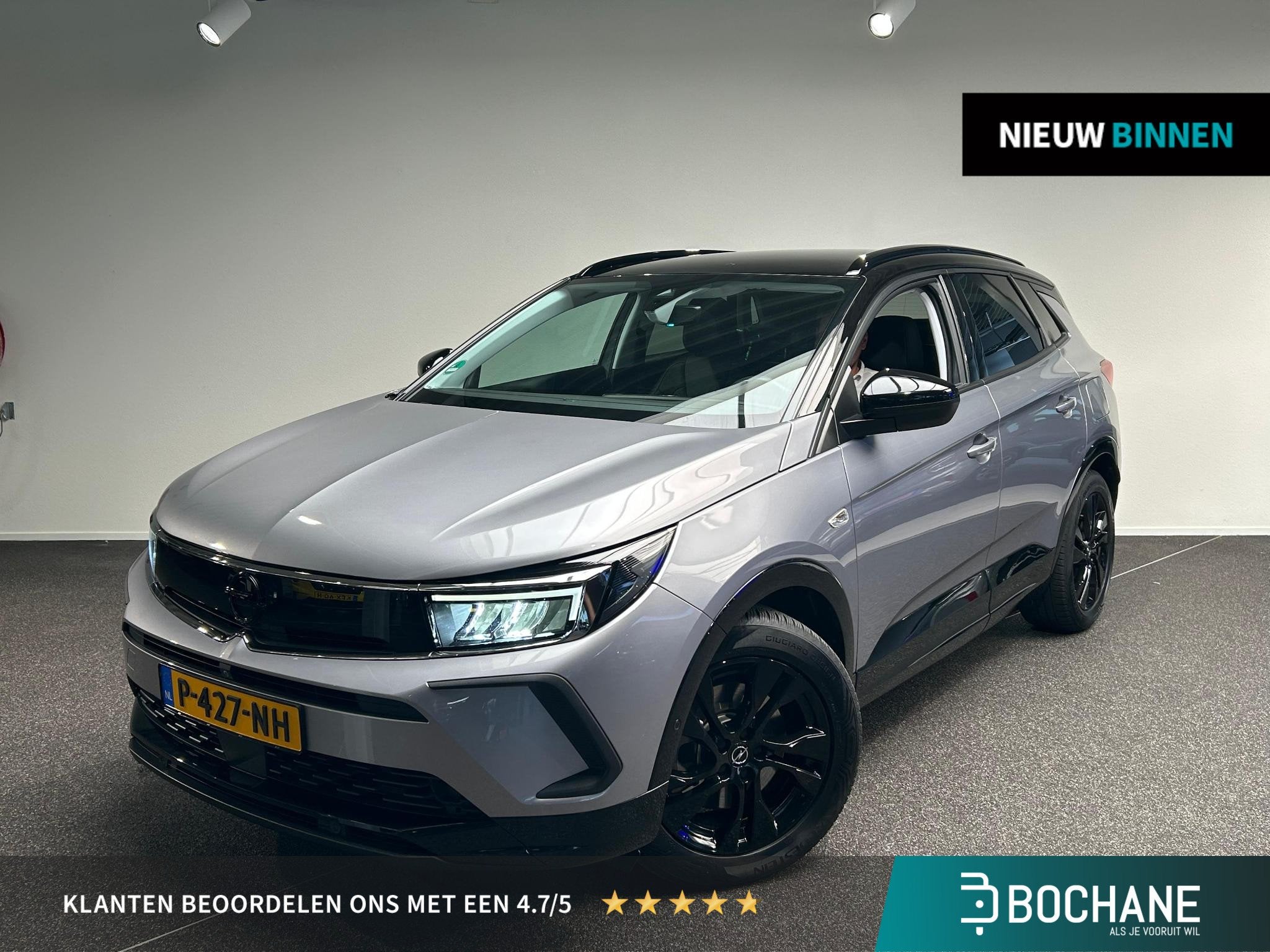 Opel Grandland 1.6 Turbo Plug-In Hybrid GS Line | Verwarmde, Auto's, Opel, 4 cilinders, Met garantie (alle), Leder en Stof, Bedrijf