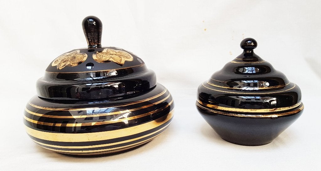 Booms glas Art Deco hyaliet., Antiek en Kunst, Ophalen of Verzenden