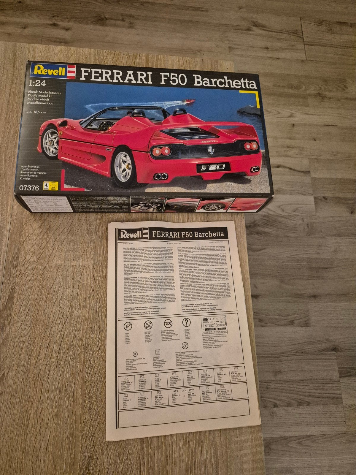 Ferrari f50 Barchetta bouwpakket, Ophalen of Verzenden, Groter dan 1:32, Auto, Overige merken