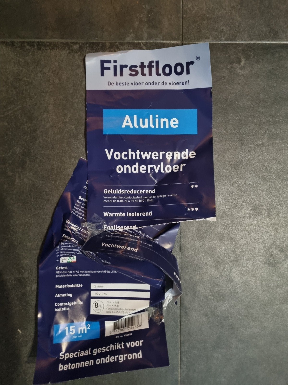 Firstfloor Aluline Vochtwerende ondervloer - ongeveer 11,5 m, Ophalen