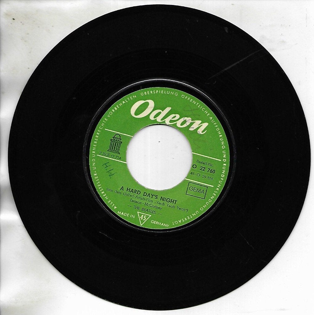 The Beatles - A hard days night, Cd's en Dvd's, Ophalen of Verzenden, Gebruikt, 7 inch, Pop