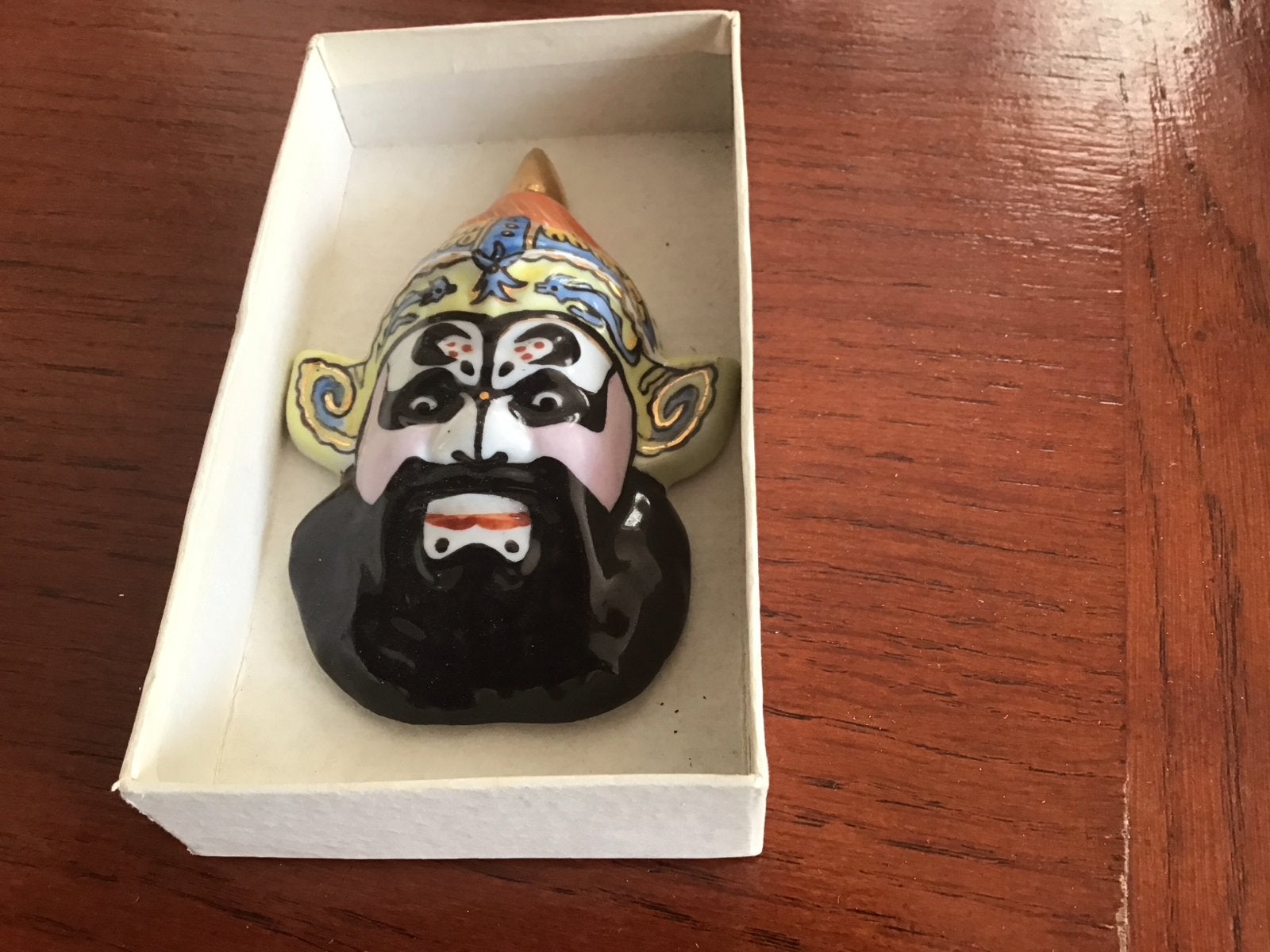 Decoratieve Chinese Opera Masker van Porselein, Ophalen of Verzenden