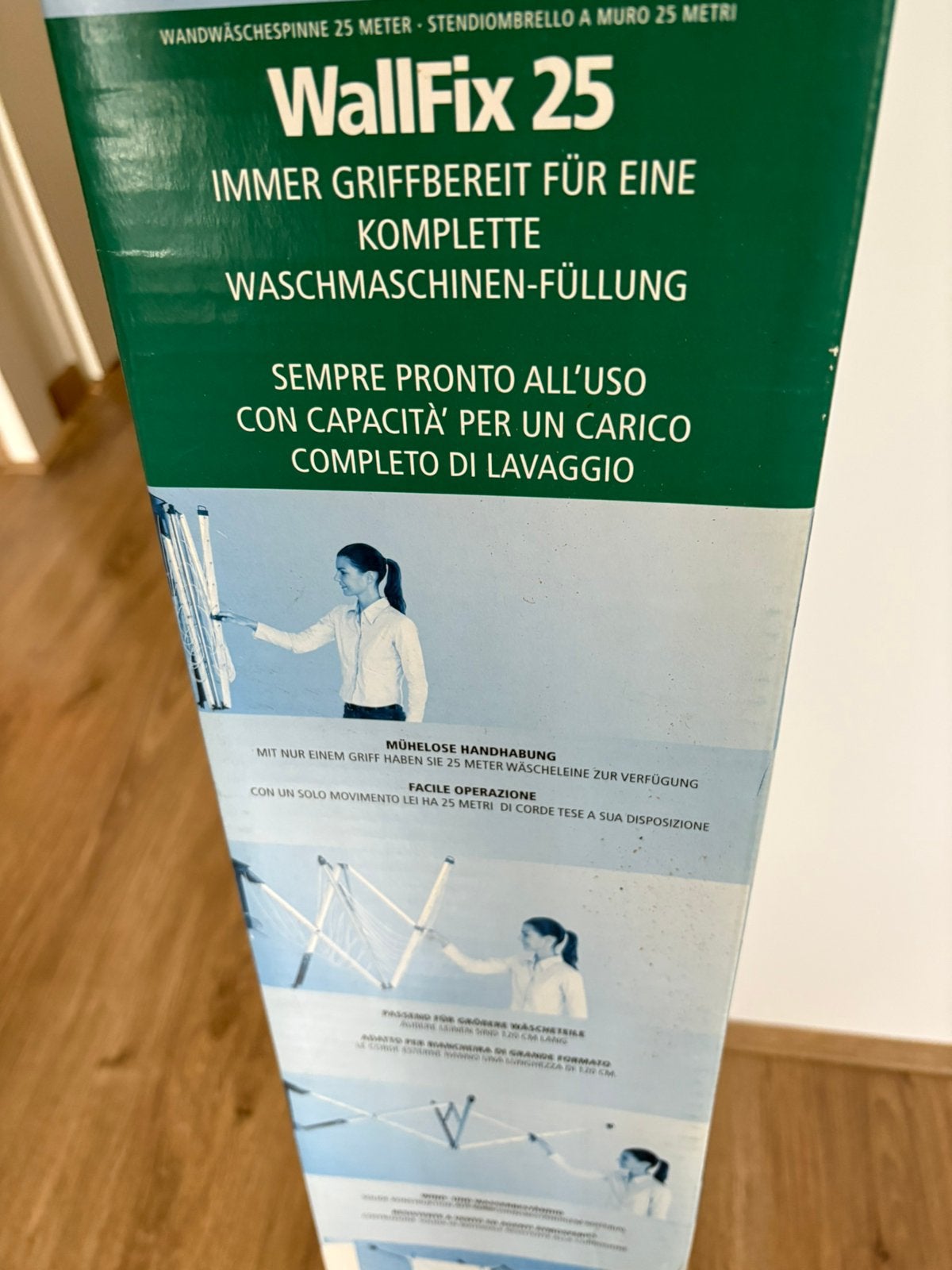 Brabantia wallfix driogmolem, Tuin en Terras, Ophalen, Nieuw, Droogmolen
