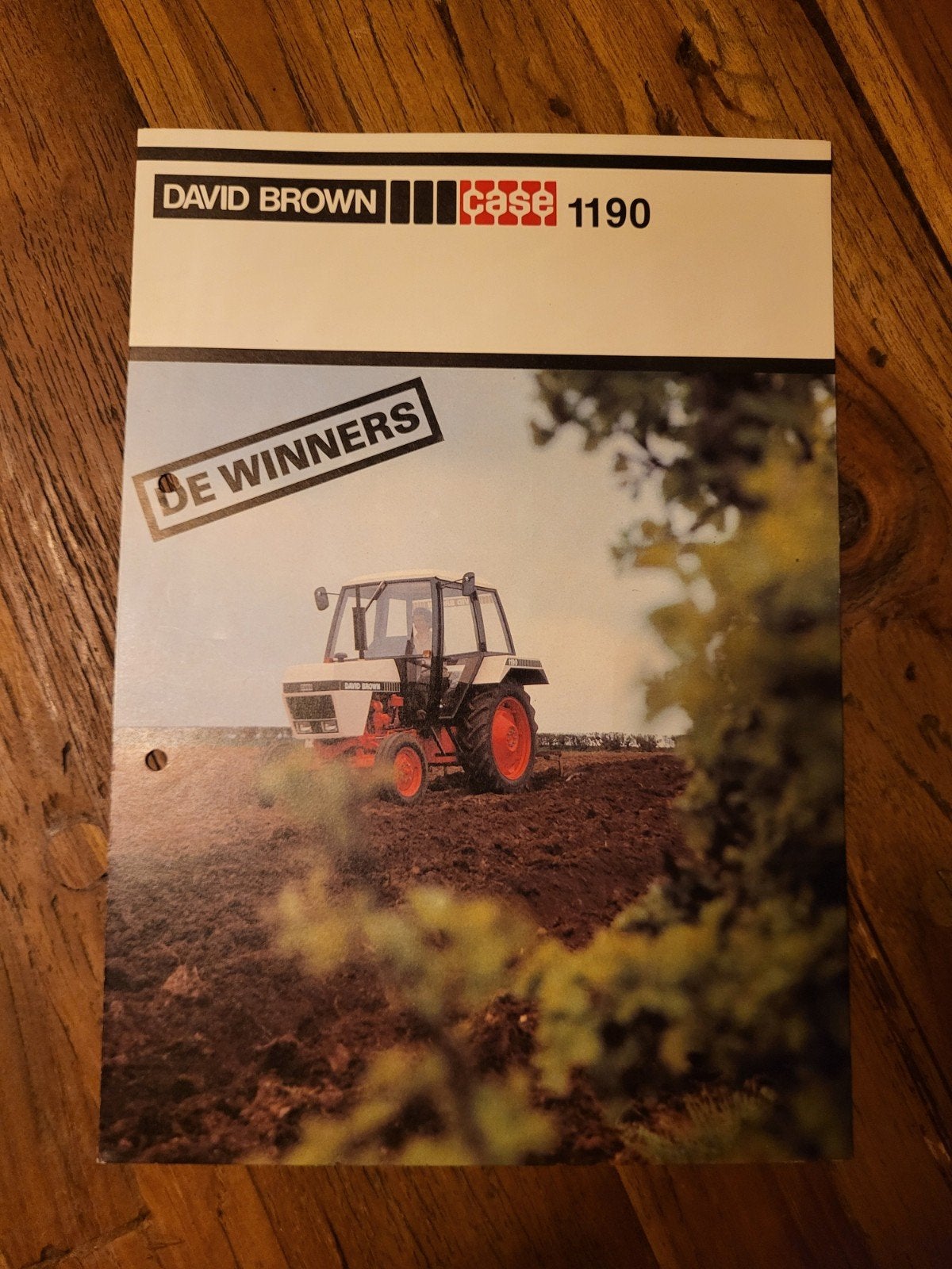 tractor folder David Brown Case 1190, Ophalen of Verzenden, Zo goed als nieuw