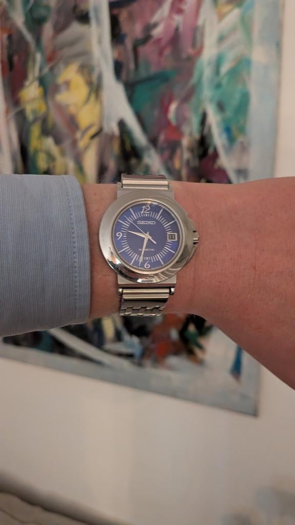 Seiko Kinetic automaat Herenhorloge - Stijlvol en Nauwkeurig, Sieraden, Tassen en Uiterlijk, Horloges | Heren, Ophalen of Verzenden